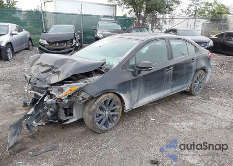 2020 Toyota Corolla Se Nightshade Edition из США, поврежденный, VIN 5YFS4RCE7LP051000